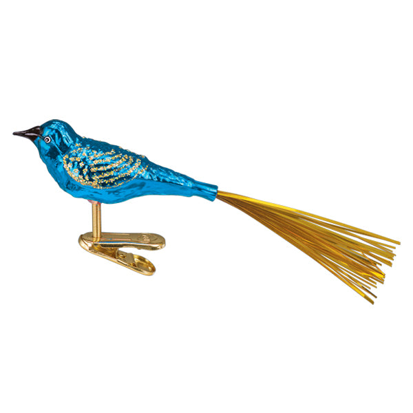 Blue Lovebird Ornament
