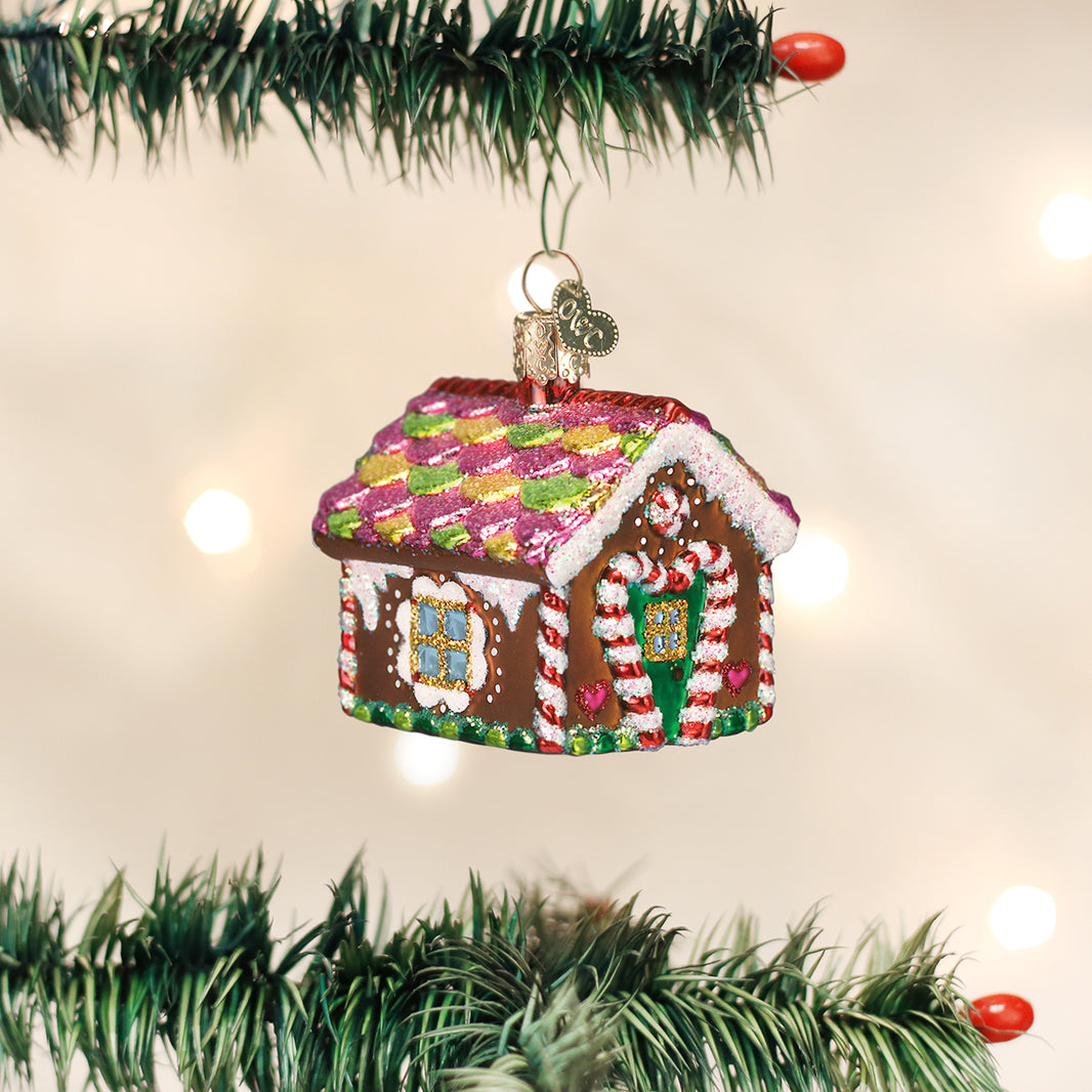 Gingerbread House Christmas Tree Ornaments Old World Christmas