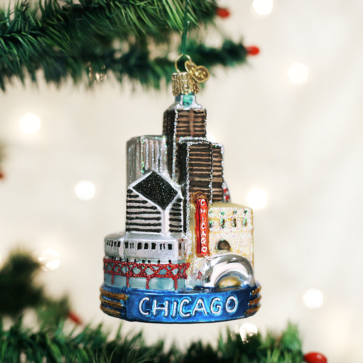 Chicago Christmas Ornament