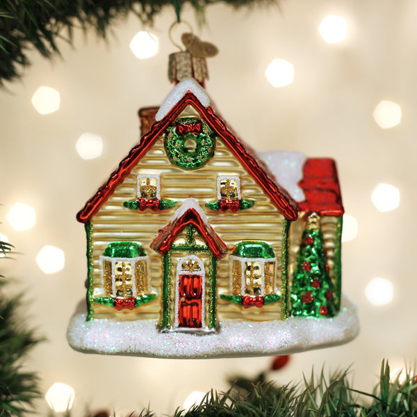 Christmas Cottage Ornament