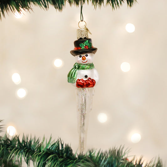 Icicle Snowman Ornament