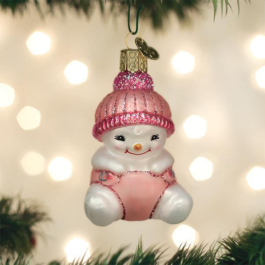 Snow Baby Girl Ornament