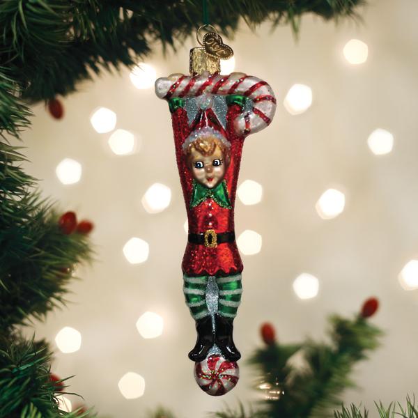 Playful Elf Ornament