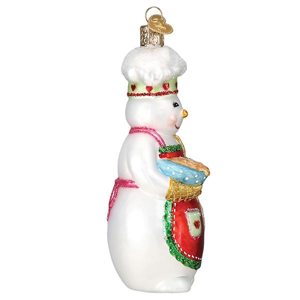 Snow Woman Chef Ornament
