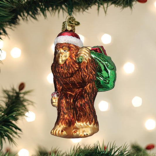 Santa Sasquatch Ornament
