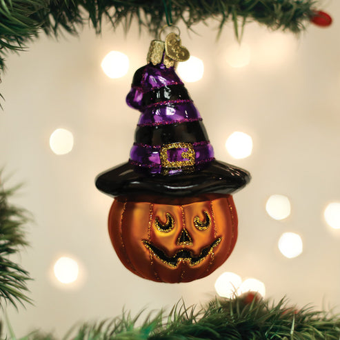 Witch Pumpkin Ornament – Old World Christmas