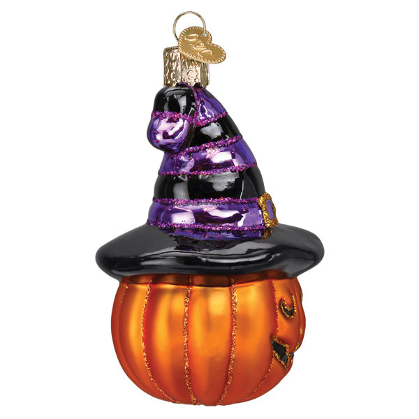 Witch Pumpkin Ornament