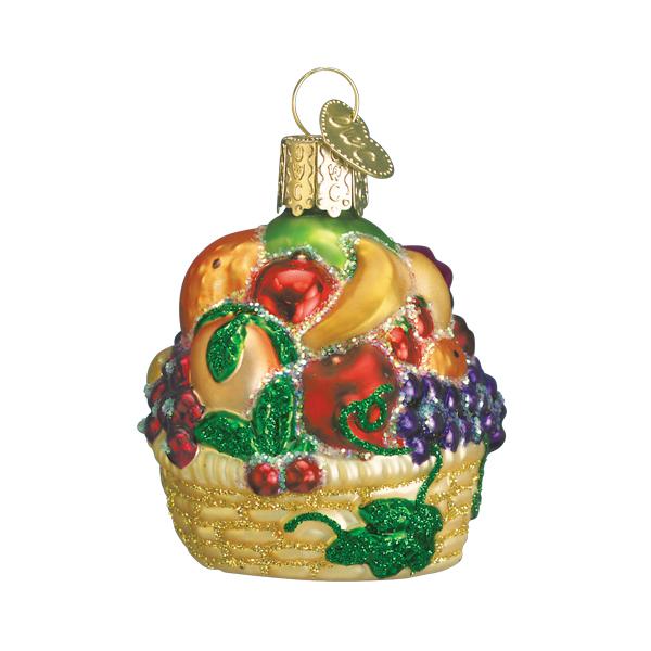 Fancy Fruit Basket Ornament