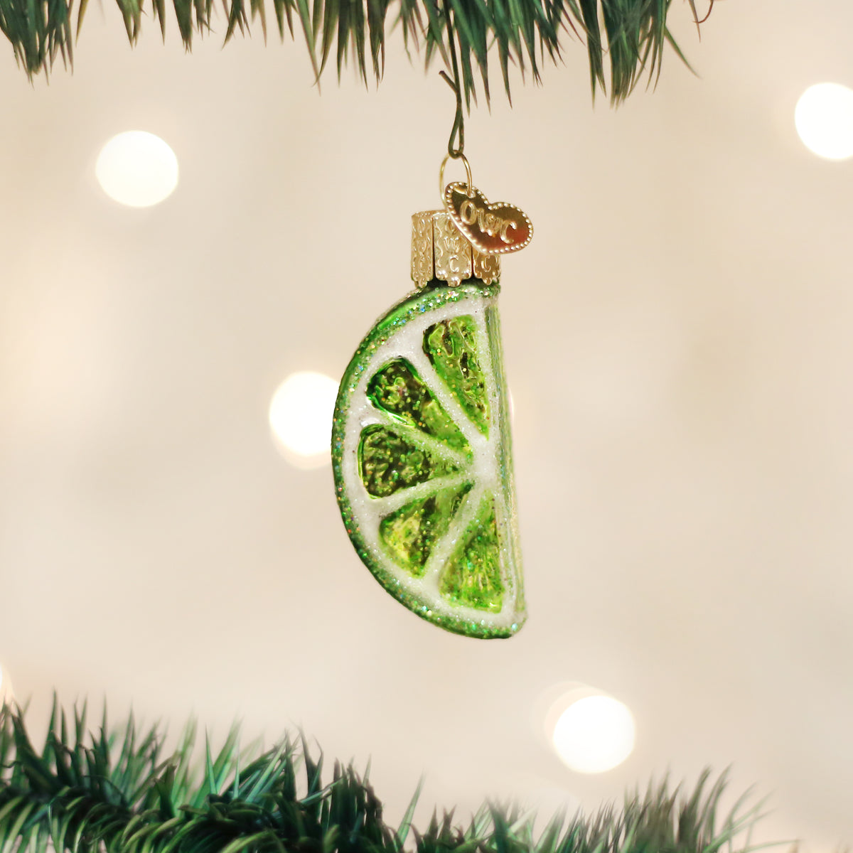 Lime Slice Ornament