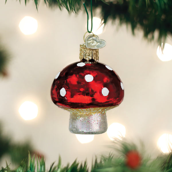 Christmas mushroom hot sale ornaments