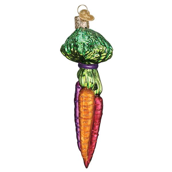Rainbow Carrots Ornament