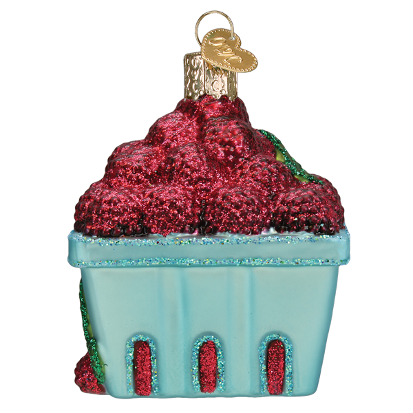 Carton Of Raspberries Ornament