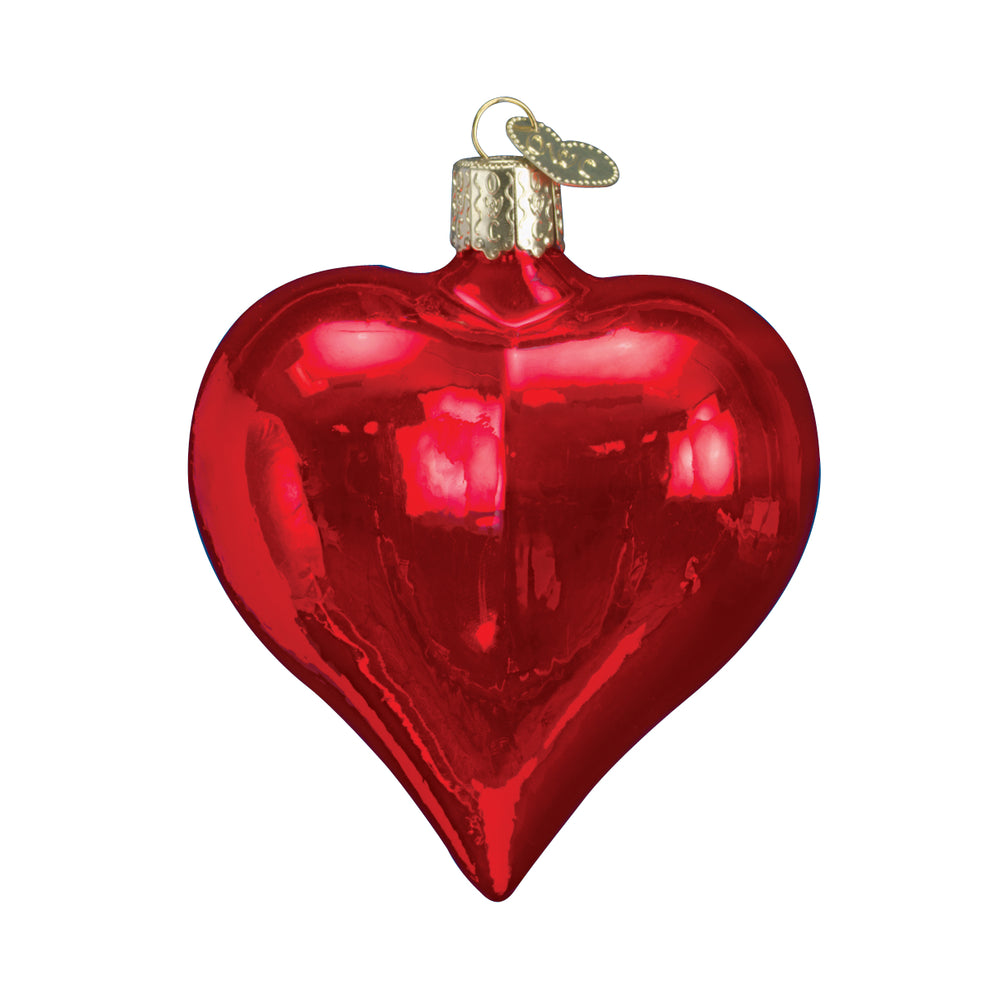 Large Shiny Red Heart Ornament | Old World Christmas™