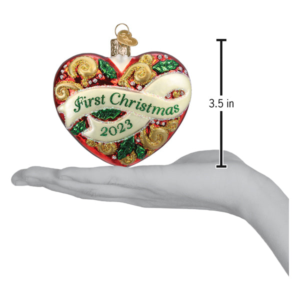 2023 First Christmas Heart Ornament