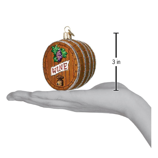 Wine Barrel Ornament Old World Christmas™