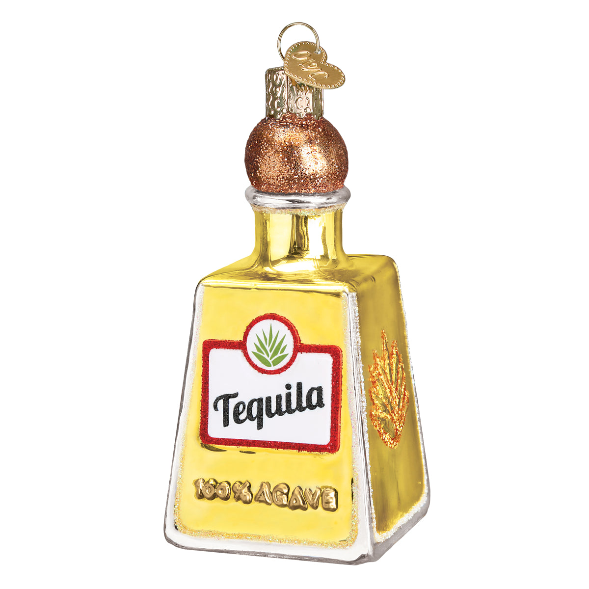 Old World Christmas Ornament Tequila Bottle - Thumbnail 4