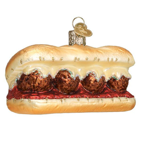 Meatball Sandwich Ornament | Old World Christmas™