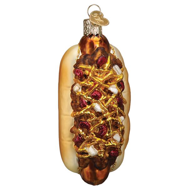 Chili Cheese Dog Ornament