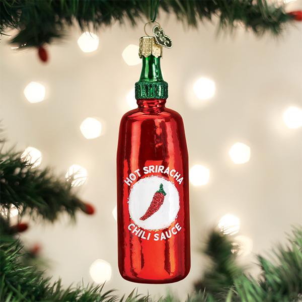 Sriracha Christmas Ornament 