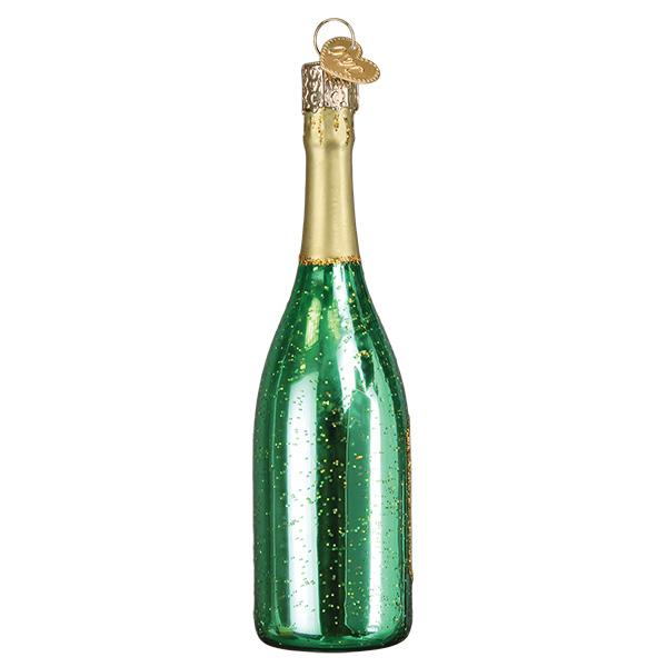 Fancy Champagne Bottle Ornament