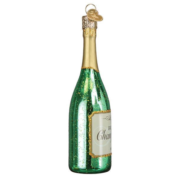Fancy Champagne Bottle Ornament