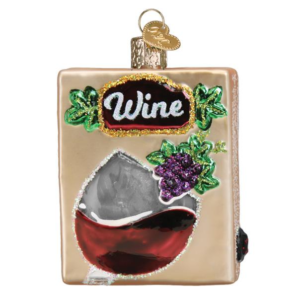 Boxed Wine Ornament