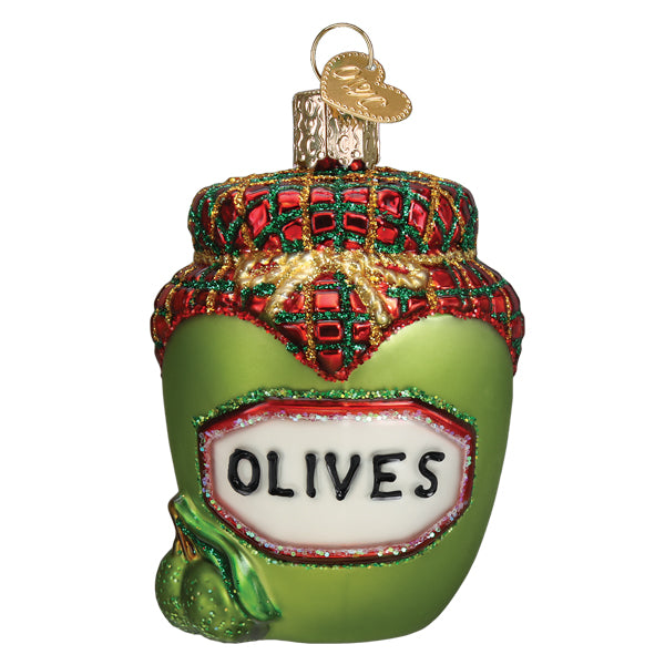 Jar Of Olives Ornament