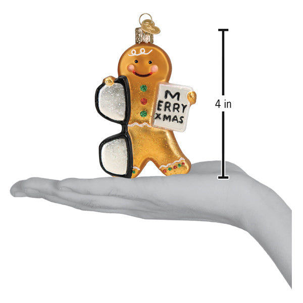 Gingerbread Man Optometry Gingerbread Optometrist Ornament – Old World Christmas