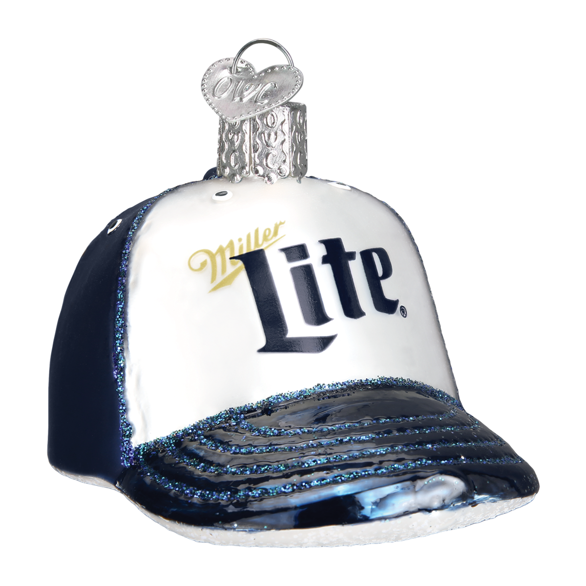 Miller Lite Baseball Cap Ornament
