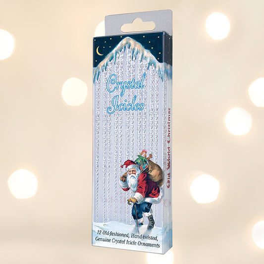 12 Crystal Icicles Ornament