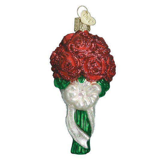 Red Rose Bouquet Ornament