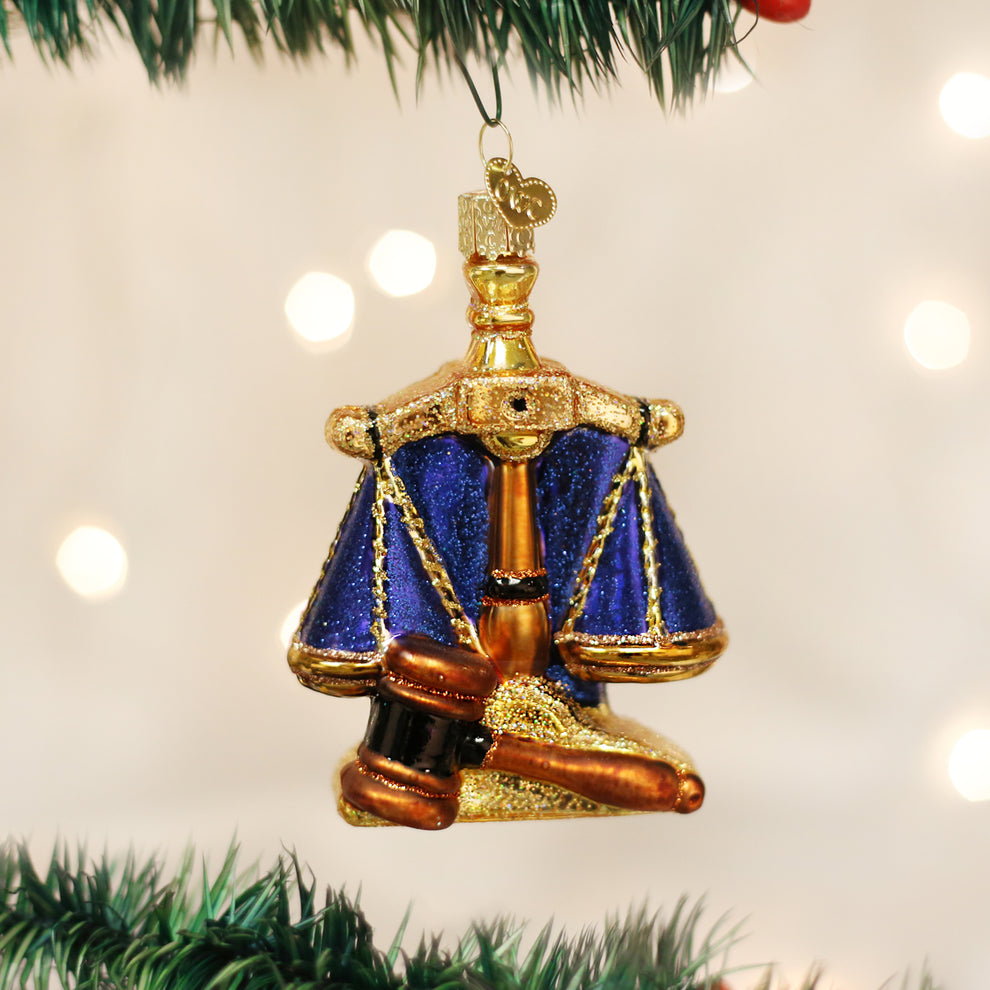 Scales Of Justice Ornament Old World Christmas™