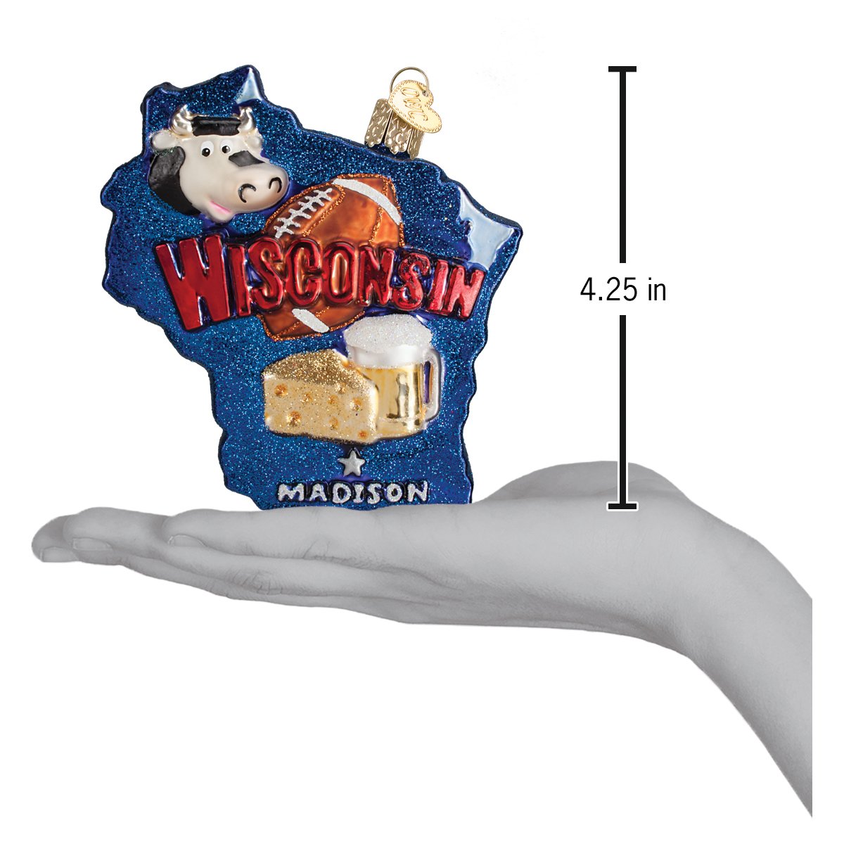 State Of Wisconsin Ornament