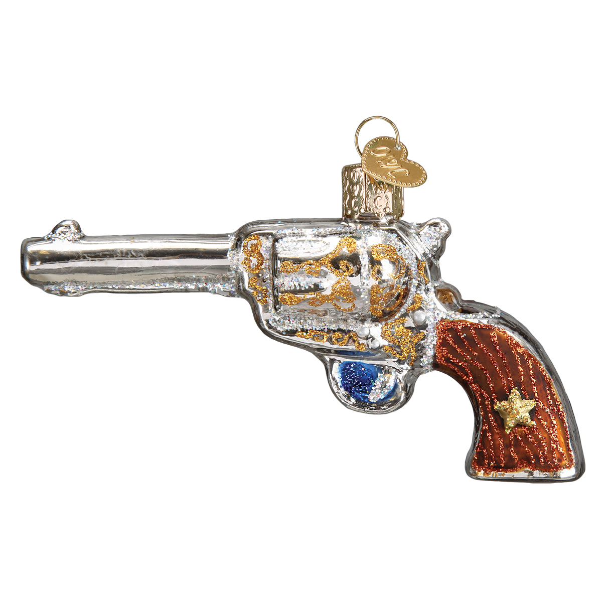 Western Revolver Ornament