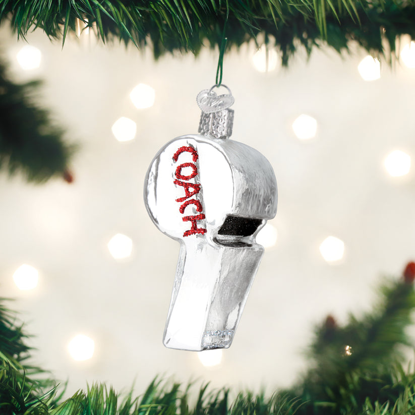 Coach's Whistle Ornament Old World Christmas™