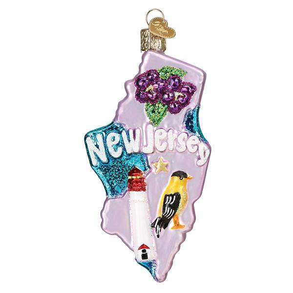 State Of New Jersey Ornament