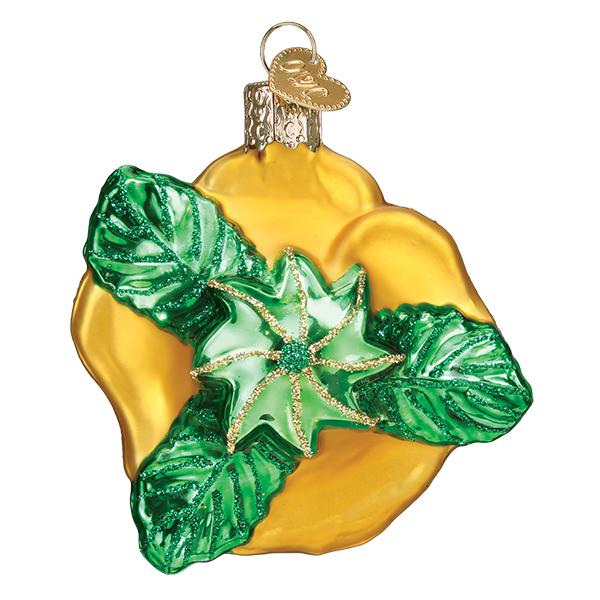 Yellow Rose Ornament