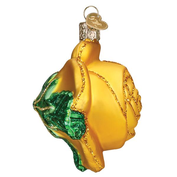 Yellow Rose Ornament