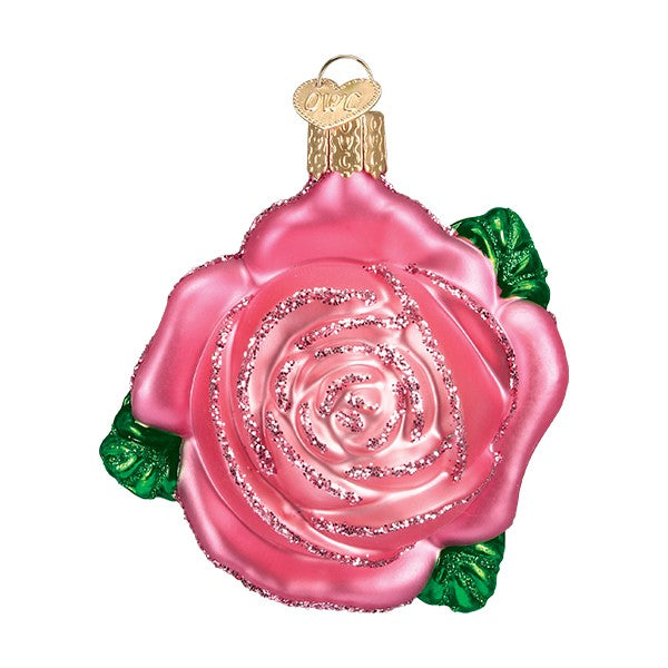 Pink Rose Ornament
