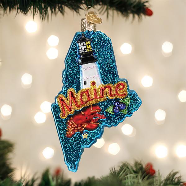 State Of Maine Ornament