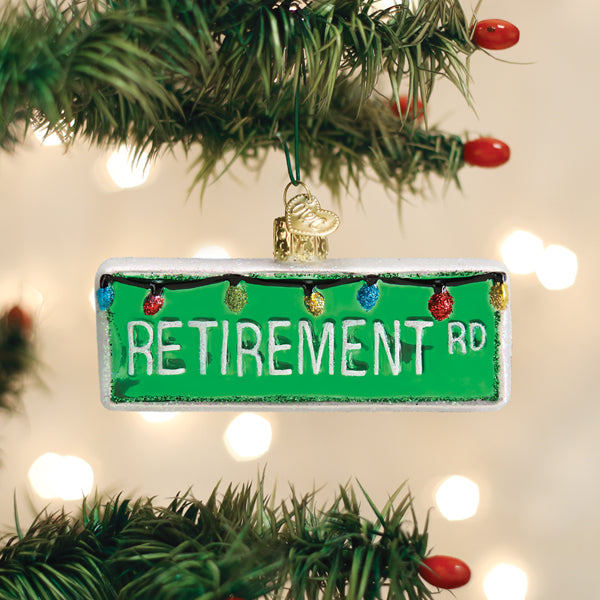 Retirement Christmas Ornament Officially Retired Ornament
