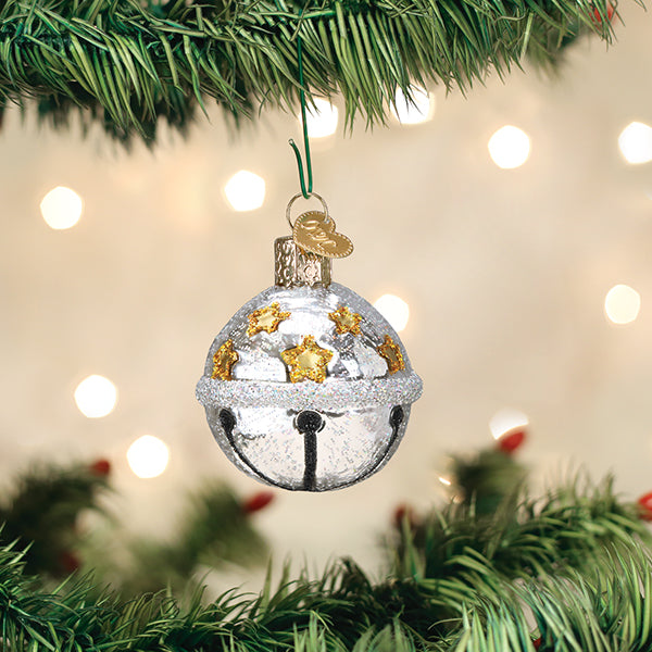 Silver Jingle Bell Ornament