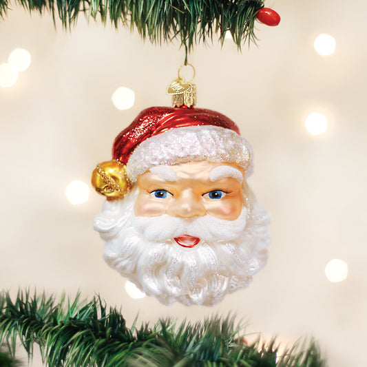 Jingle Bell Santa Ornament
