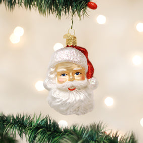 Mid-century Santa Head Ornament | Old World Christmas™