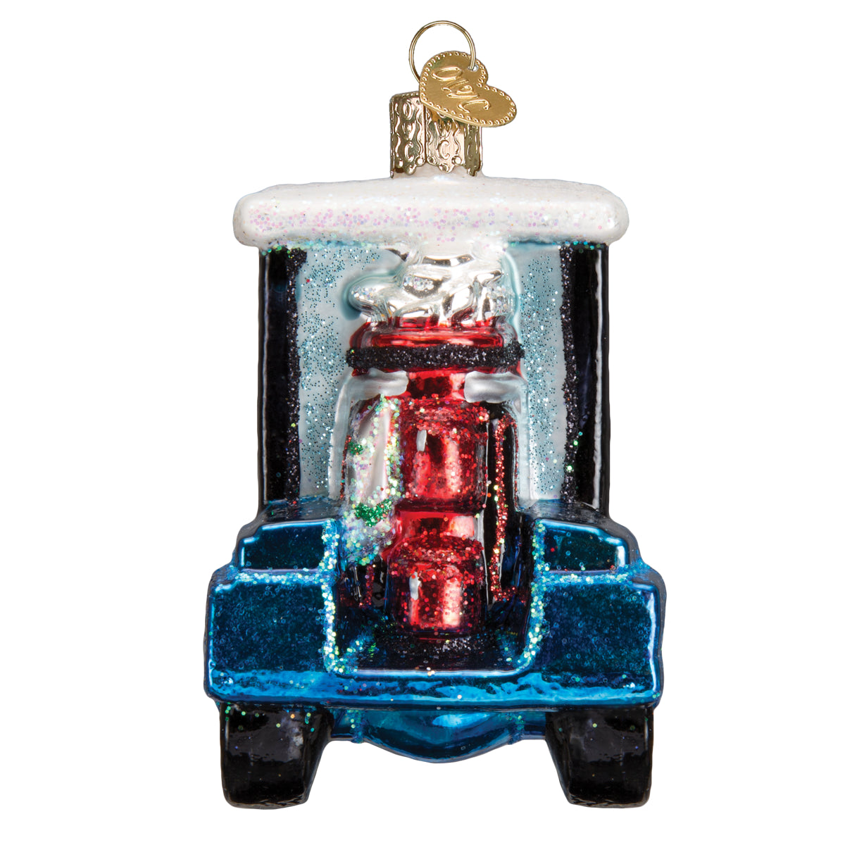 Golf Cart Santa Ornament | Old World Christmas™