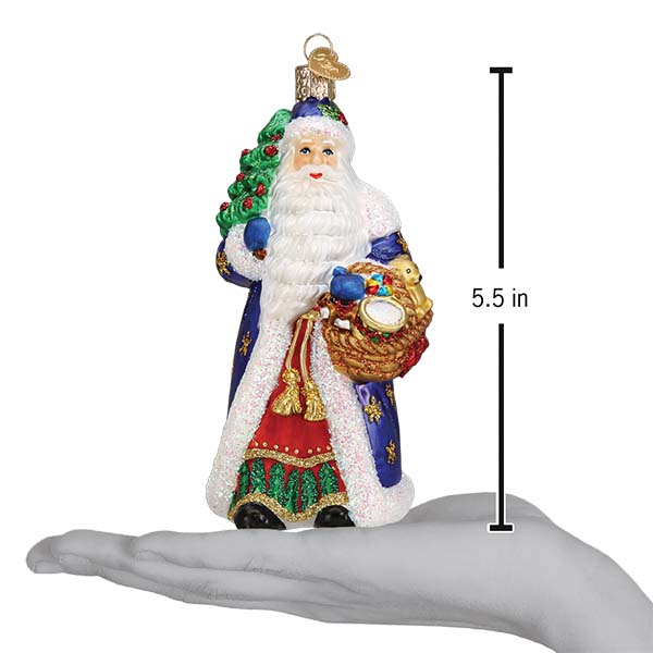 Regal Father Christmas Ornament