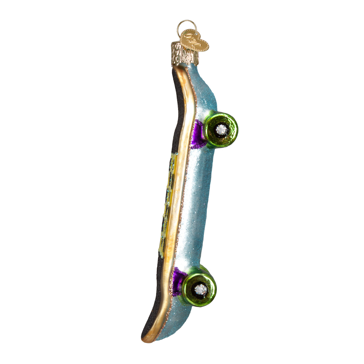 Glass Christmas Ornament - Skateboard - Thumbnail 3