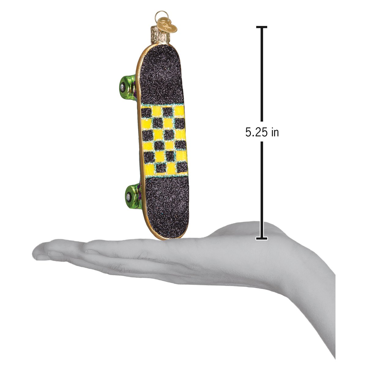 Glass Christmas Ornament - Skateboard - Thumbnail 5