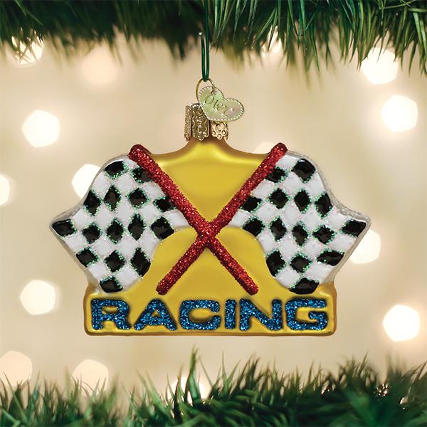 Racing Flags Ornament – Old World Christmas