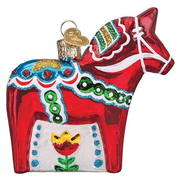 Swedish Dala Horse Ornament